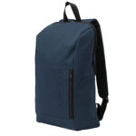 Propuestas funcionales en regalos promocionales con personalización puntual, mochila "gama" azul