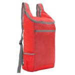 Mochila "optima" rojo, diseños en regalos promocionales enfocados en practicidad y visibilidad
