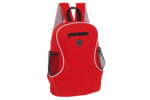 Artículos promocionales preparados para personalización inmediata, mochila "track" rojo