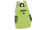 Líneas de merchandising empresarial que fortalecen la identidad visual de cada marca, mochila "track" verde manzana