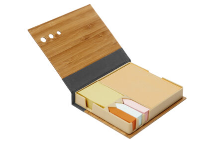 Set de escritorio de bambú "luro" madera, regalos promocionales con impresión o sin ella, llévatelos como quieras