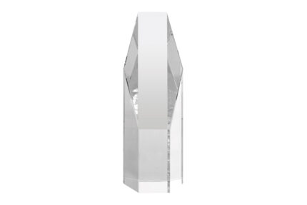 Línea práctica de productos promocionales de amplia disponibilidad, trofeo de cristal diagonal transparente