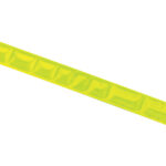 Banda reflectante flúo amarillo fluo, línea variada de productos promocionales para integrar en campañas publicitarias