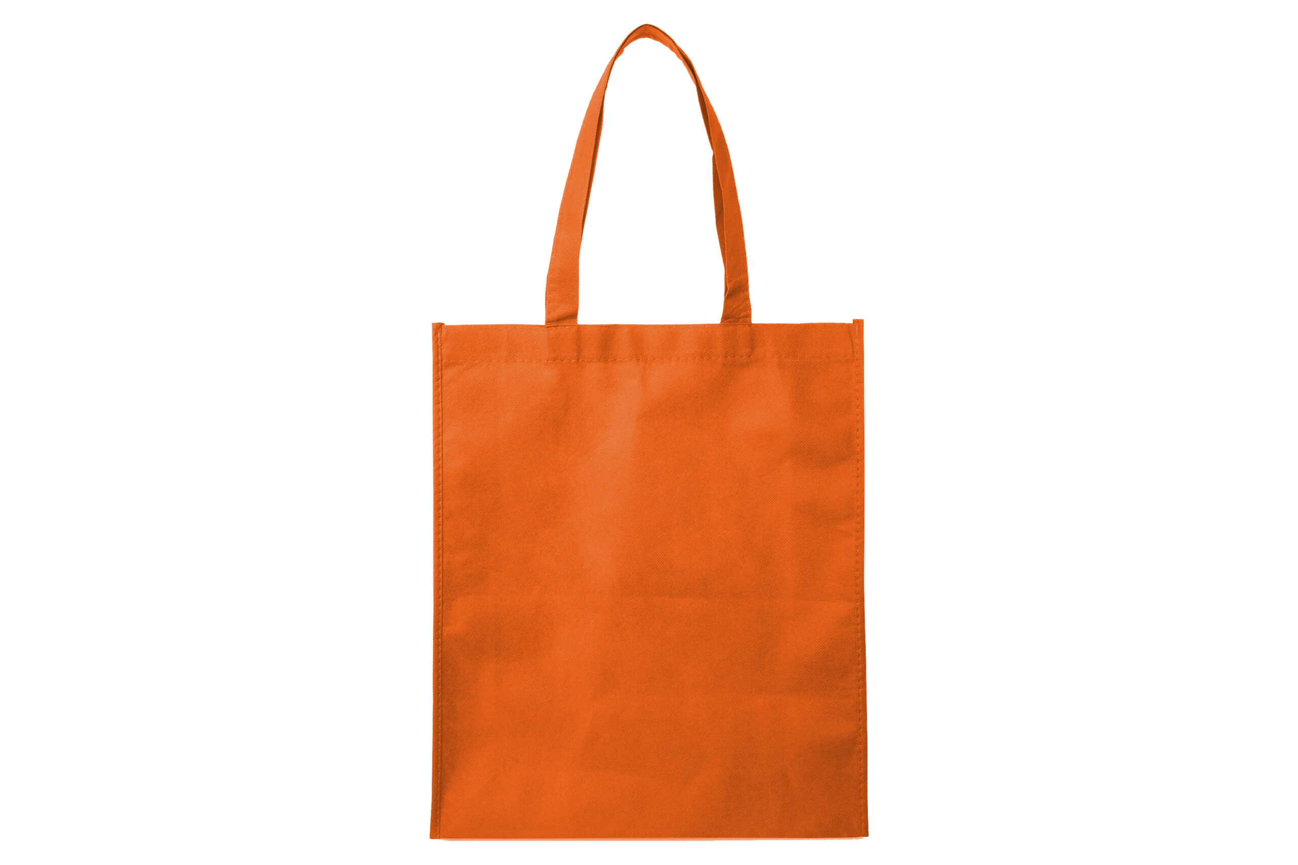 promocional_publicitario_bolsa_naranja_C506_frente Bolsa ecológica "sio ii" naranja, regalos corporativos para personalización en grabado o impresión